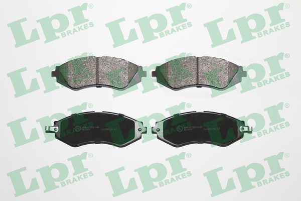 Комплект тормозных колодок, дисковый тормоз LPR 05P1208