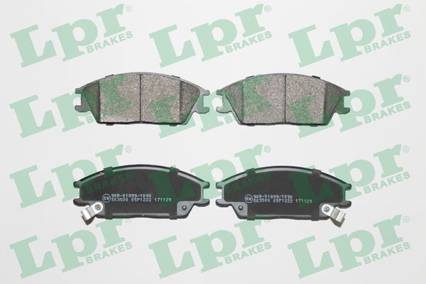 Комплект тормозных колодок, дисковый тормоз LPR 05P1222