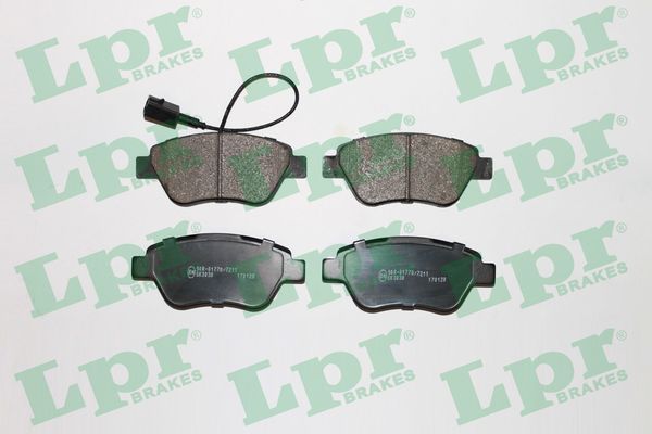 Комплект тормозных колодок, дисковый тормоз LPR 05P1225