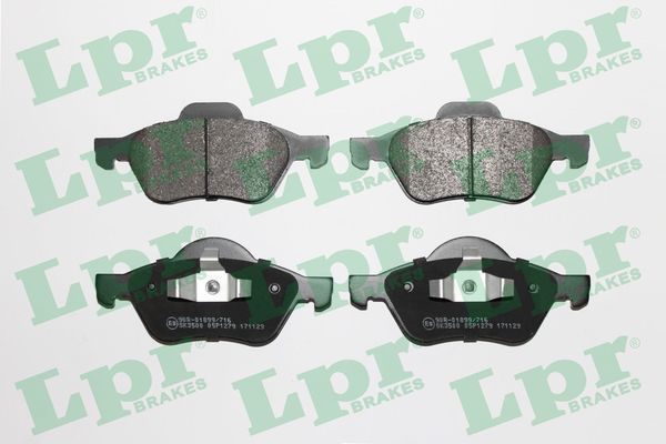Комплект тормозных колодок, дисковый тормоз LPR 05P1279