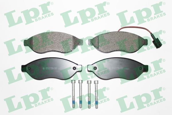 Комплект тормозных колодок, дисковый тормоз LPR 05P1287