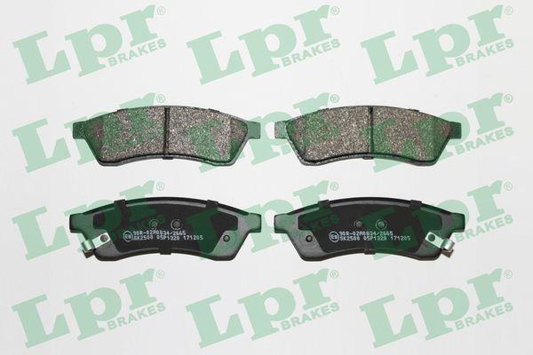 Комплект тормозных колодок, дисковый тормоз LPR 05P1320