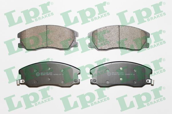 Комплект тормозных колодок, дисковый тормоз LPR 05P1322