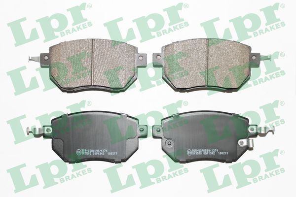 Комплект тормозных колодок, дисковый тормоз LPR 05P1342