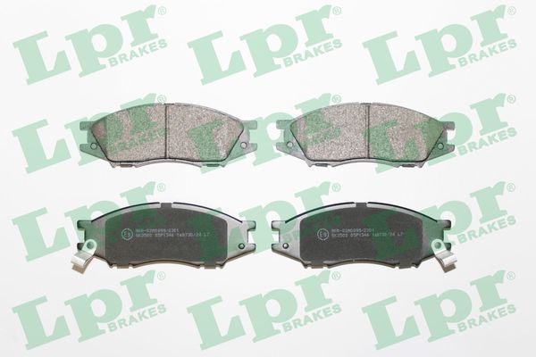 Комплект тормозных колодок, дисковый тормоз LPR 05P1346