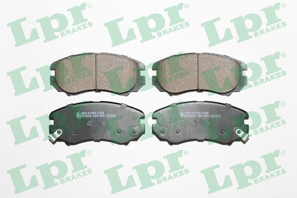 Комплект тормозных колодок, дисковый тормоз LPR 05P1369