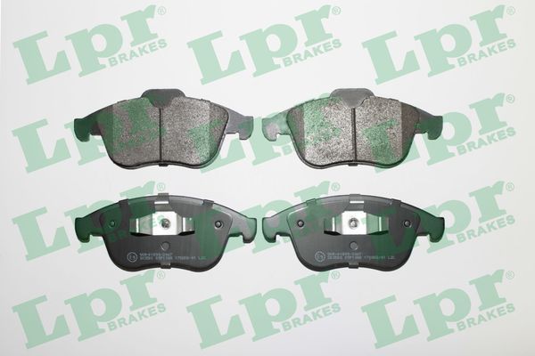 Комплект тормозных колодок, дисковый тормоз LPR 05P1388