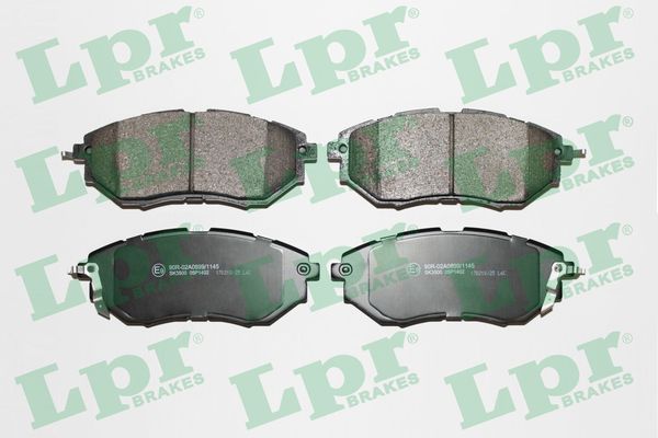 Комплект тормозных колодок, дисковый тормоз LPR 05P1402