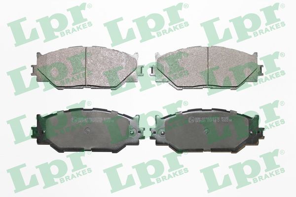 Комплект тормозных колодок, дисковый тормоз LPR 05P1412