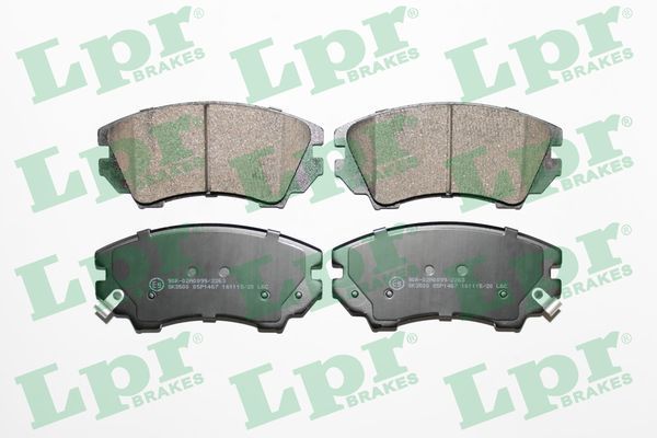 Комплект тормозных колодок, дисковый тормоз LPR 05P1467