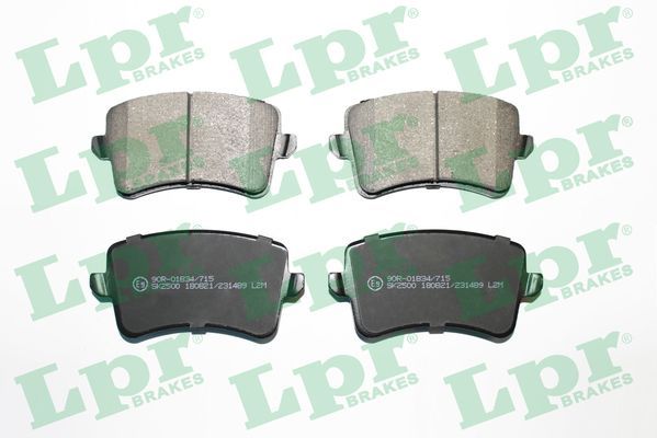 Комплект тормозных колодок, дисковый тормоз LPR 05P1489