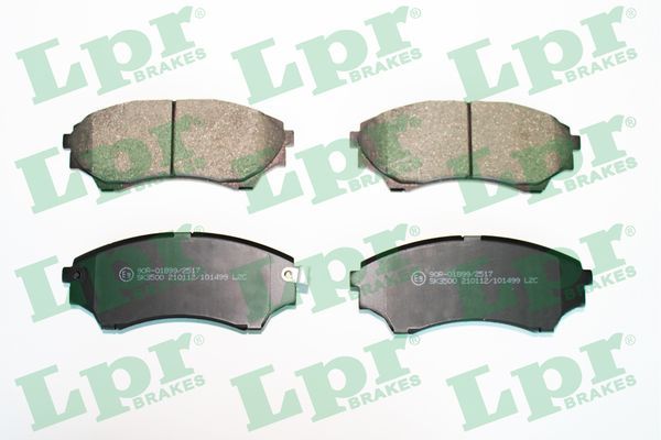 Комплект тормозных колодок, дисковый тормоз LPR 05P1499