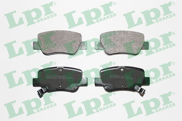 Комплект тормозных колодок, дисковый тормоз LPR 05P1522