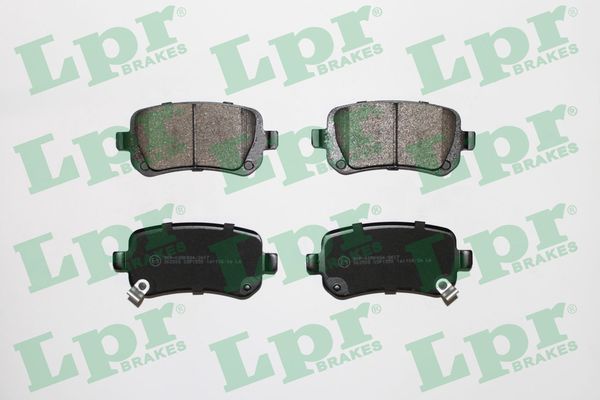Комплект тормозных колодок, дисковый тормоз LPR 05P1550