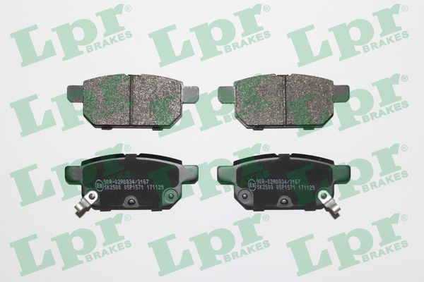 Комплект тормозных колодок, дисковый тормоз LPR 05P1571
