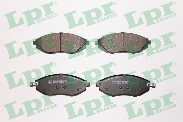 Комплект тормозных колодок, дисковый тормоз LPR 05P1629