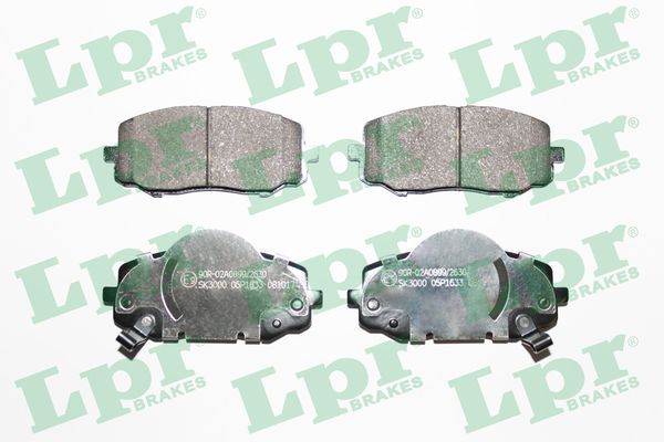 Комплект тормозных колодок, дисковый тормоз LPR 05P1633