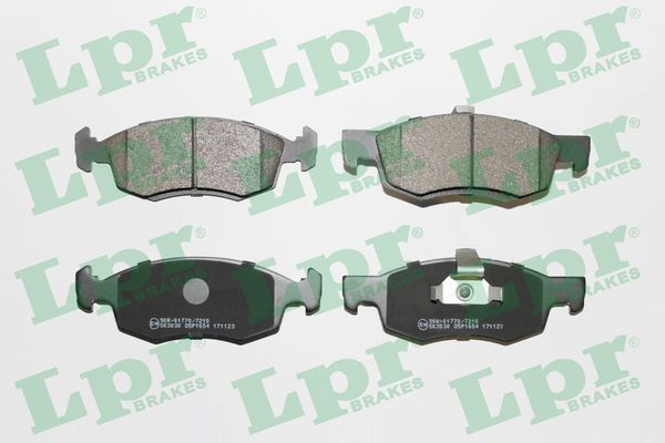 Комплект тормозных колодок, дисковый тормоз LPR 05P1654