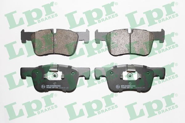 Комплект тормозных колодок, дисковый тормоз LPR 05P1739