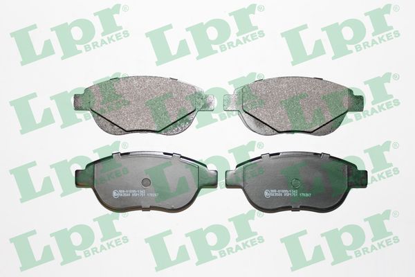 Комплект тормозных колодок, дисковый тормоз LPR 05P1751