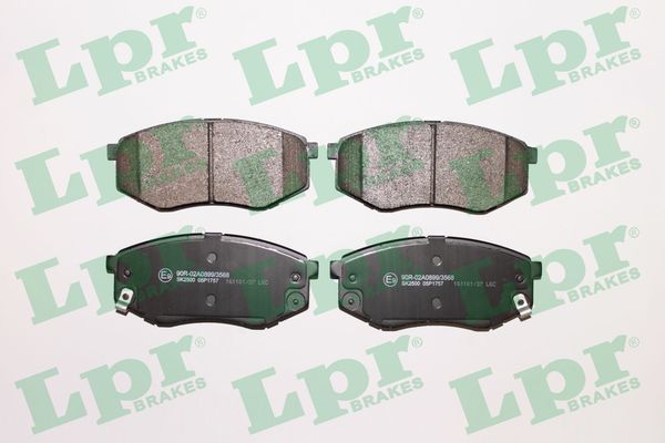 Комплект тормозных колодок, дисковый тормоз LPR 05P1757