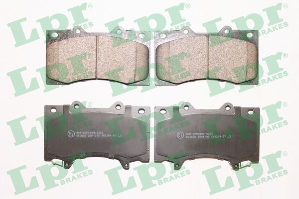 Комплект тормозных колодок, дисковый тормоз LPR 05P1797