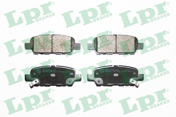 Комплект тормозных колодок, дисковый тормоз LPR 05P1839