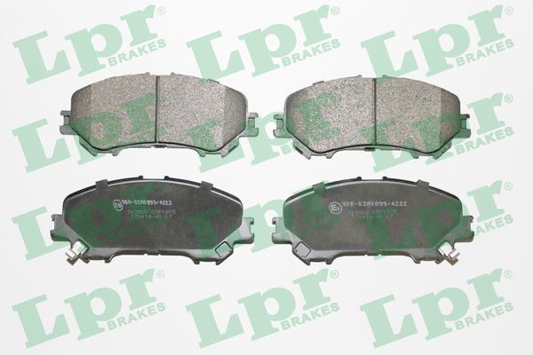 Комплект тормозных колодок, дисковый тормоз LPR 05P1975