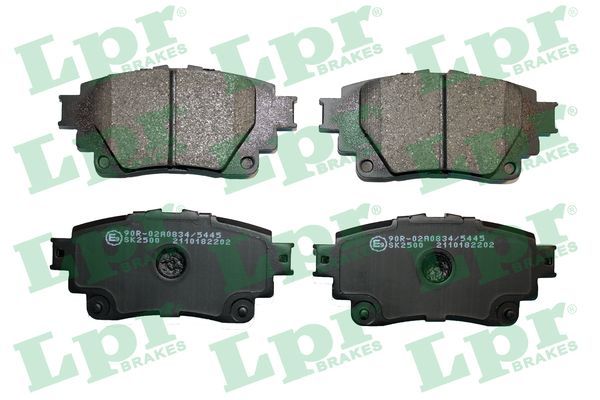 Комплект тормозных колодок, дисковый тормоз LPR 05P2202