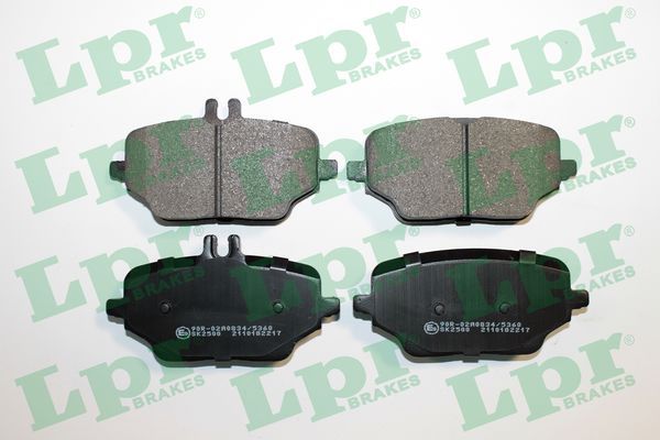 Комплект тормозных колодок, дисковый тормоз LPR 05P2217