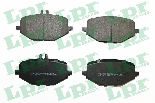 Комплект тормозных колодок, дисковый тормоз LPR 05P2243