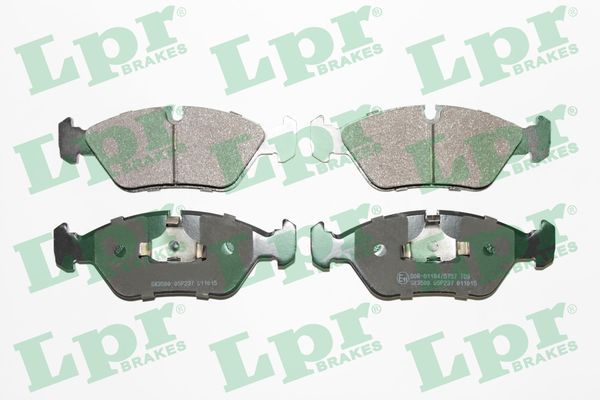 Комплект тормозных колодок, дисковый тормоз LPR 05P237