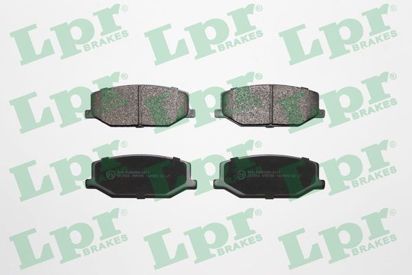 Комплект тормозных колодок, дисковый тормоз LPR 05P290