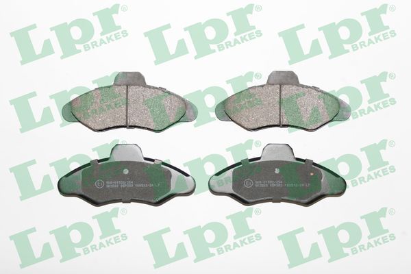 Комплект тормозных колодок, дисковый тормоз LPR 05P383