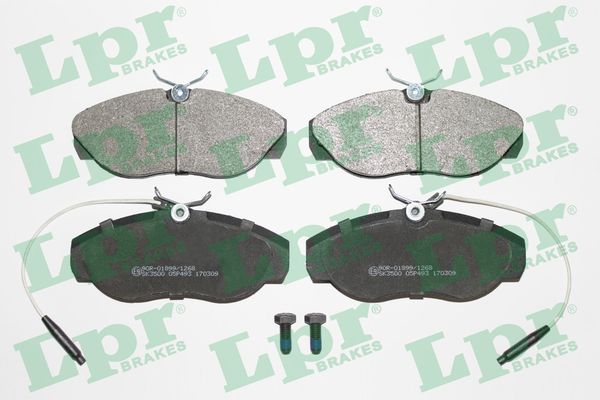 Комплект тормозных колодок, дисковый тормоз LPR 05P493