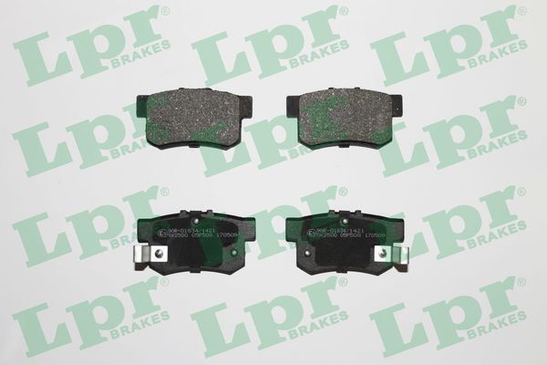Комплект тормозных колодок, дисковый тормоз LPR 05P508