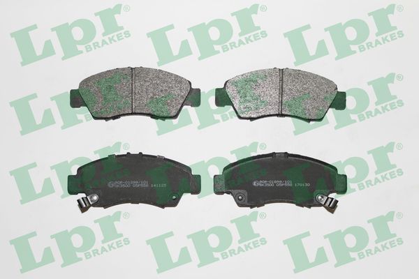 Комплект тормозных колодок, дисковый тормоз LPR 05P558