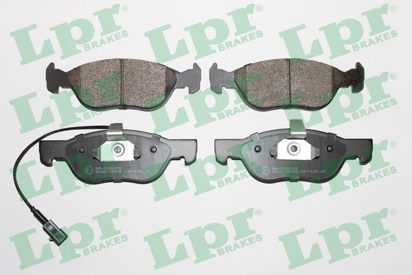 Комплект тормозных колодок, дисковый тормоз LPR 05P646