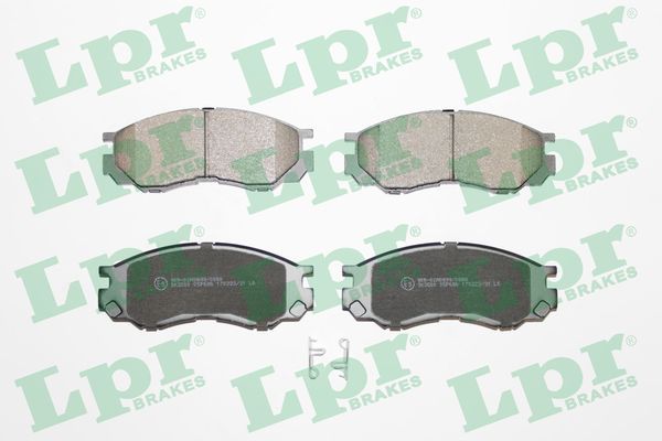 Комплект тормозных колодок, дисковый тормоз LPR 05P686