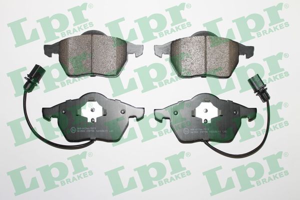 Комплект тормозных колодок, дисковый тормоз LPR 05P790