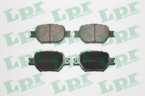 Комплект тормозных колодок, дисковый тормоз LPR 05P837