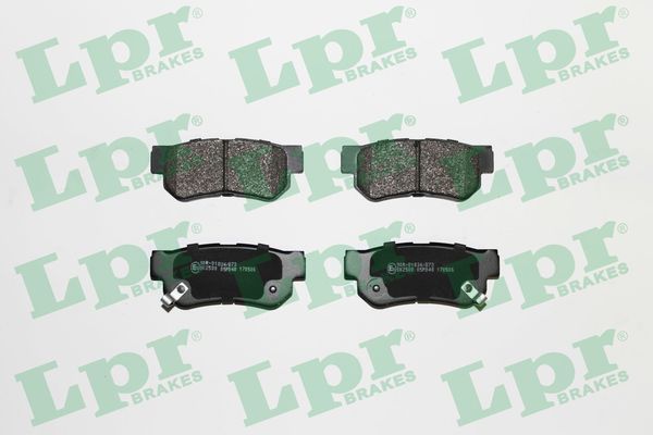 Комплект тормозных колодок, дисковый тормоз LPR 05P848