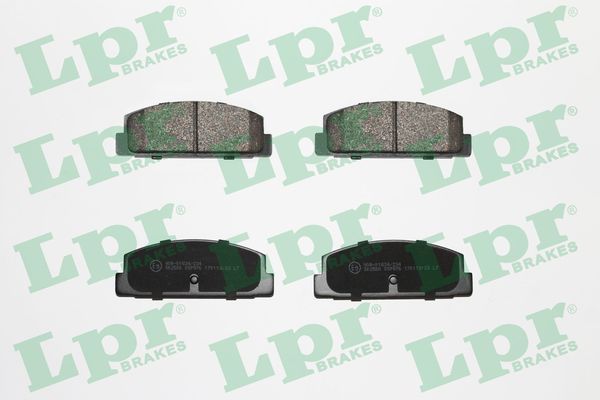 Комплект тормозных колодок, дисковый тормоз LPR 05P876