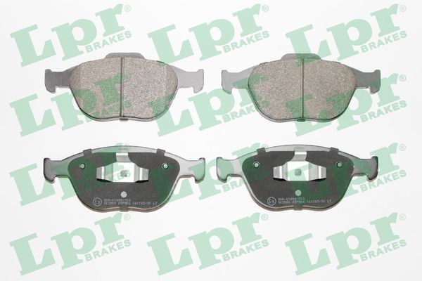 Комплект тормозных колодок, дисковый тормоз LPR 05P906