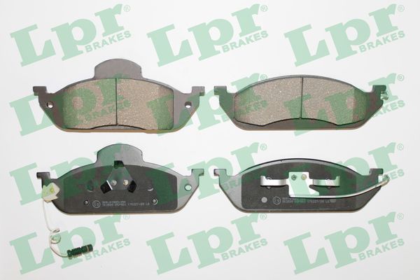 Комплект тормозных колодок, дисковый тормоз LPR 05P983