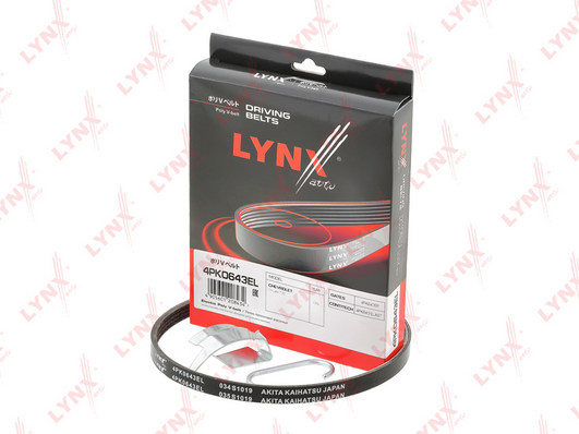 Поликлиновой ремень LYNX 4PK0643EL