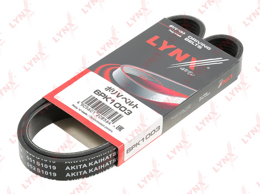 Поликлиновой ремень LYNX 6PK1003
