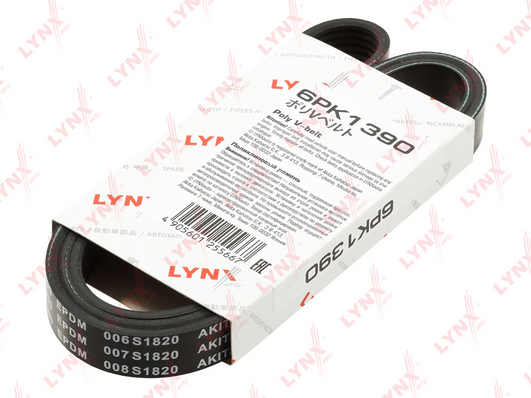 Поликлиновой ремень LYNX 6PK1390
