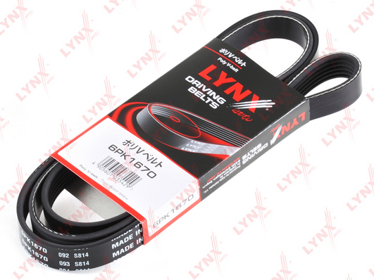 Поликлиновой ремень LYNX 6PK1670