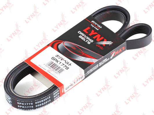 Поликлиновой ремень LYNX 6PK1778